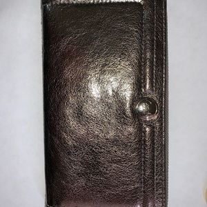 Coach metallic wallet